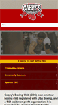 Mobile Screenshot of cappysboxingclub.com